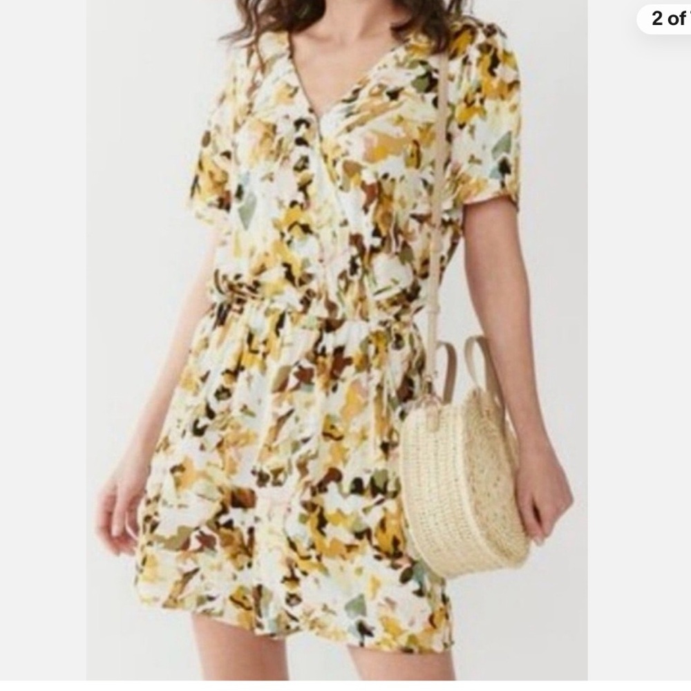 Nine West Shorts Romper Women's Size XXL Floral W/pockets